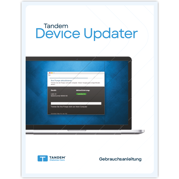 Tandem Device Updater Gebrauchsanleitung | VitalAire Diabetes