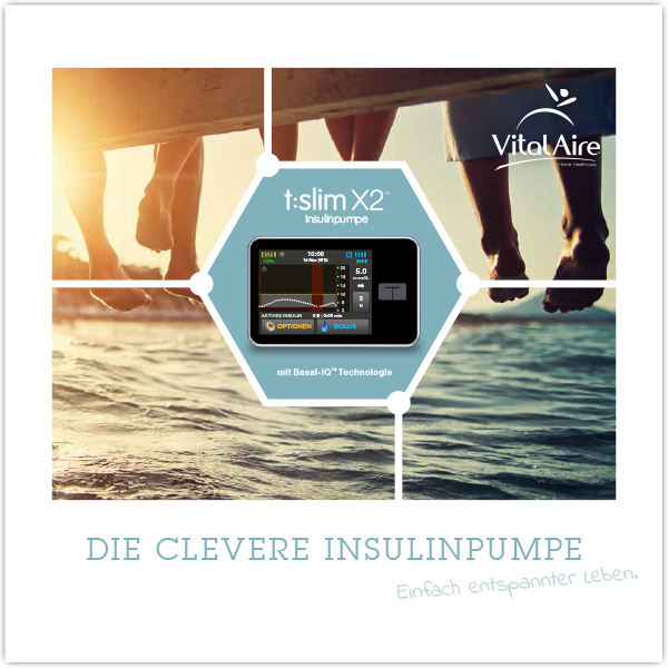 t:slim X2 Insulinpumpe mit Basal-IQ | VitalAire Diabetes